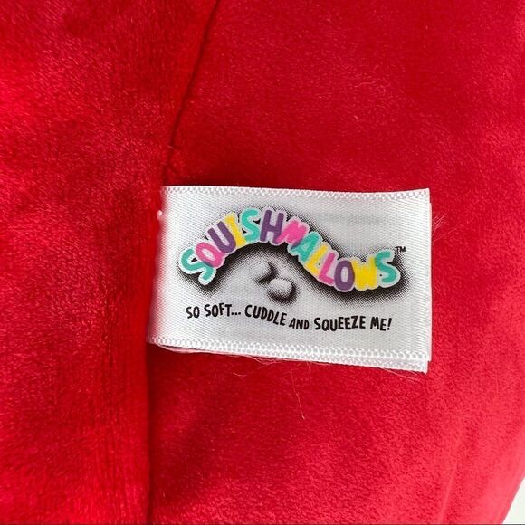Squishmallow Red Maxwell Monkey Large Plush Animal Valentines Day - Picture 8 of 10